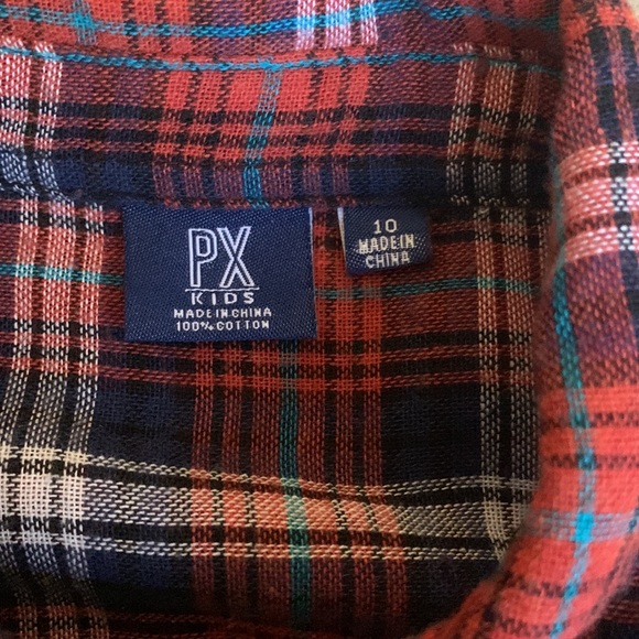 Boys PX Kids Long-Sleeve Button Down - Picture 4 of 5